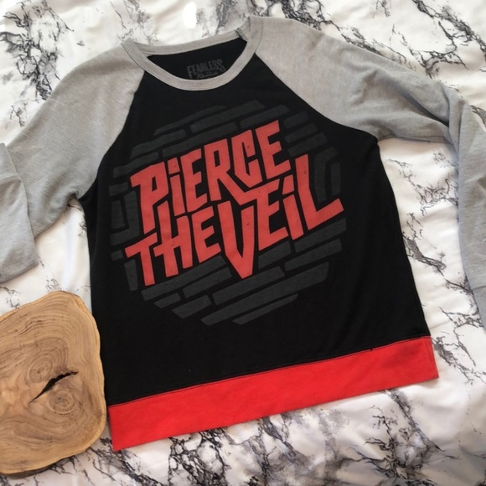 Pierce the Veil Band Raglan Sweater Size Small